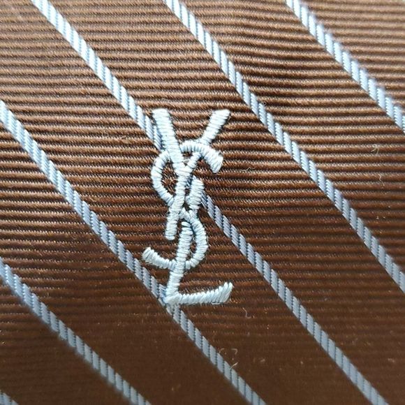 SOLD!! YVES ST. LAURENT Silk Tie - VINTAGE - Picture 2 of 4